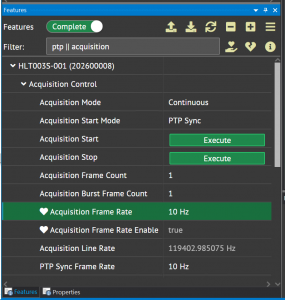 PTP Sync Frame Rate